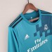 Real Madrid 17/18 Third Blue Long Sleeve Soccer Jersey